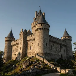 medieval castle, by alexis gritchenko