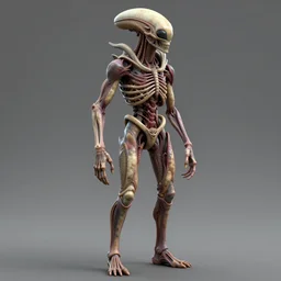 detailed and intricate design of a full body of alien anatomy, 3d design, great finesse, anatomical organic, hyper detailed, calculus, hyperrealistic, ultra detailed, 4K, octane render, unreal engine