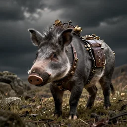 steampunk tapir by boris vallejo