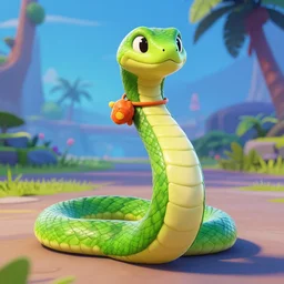 bearsnake as a fortnite character, screenshot from fortnite, 3 d unreal engine render