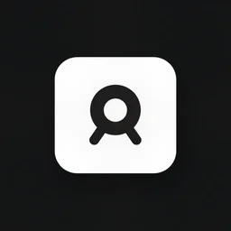 learning app logo, very big, simple, unforgettable, modern, good looking, high contrast, aesthetic