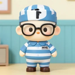 cute peep dressed as an inmate, campau mike style