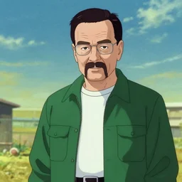 Breaking Bad as an Anime from 1986, TV quality, 1986