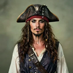 perfectly centered portrait, honey punk pirate, by anne stokes, 8 k uhd, unreal engine 5, highly detailed, professional portrait photography, candid photography