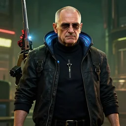 john paul ii in cyberpunk 2 0 7 7, unreal engine