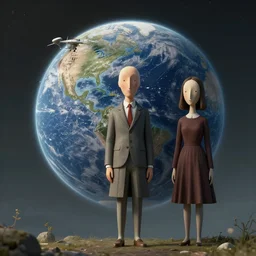 🛸🌍, 3 d, unreal engine 5, octane render, detailed, cinematografic, cinema 4 d, nvidia ray tracing graphics, artstation, greg rutkowski style, style rene magritte, surreal