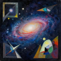 the galaxy inside you. highly detailed digital painting, artstation, concept art, smooth, sharp focus, abstract by kandinsky and kilian eng and hilma af klint and malevich and lissitzky