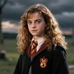 emo Hermione, high detail, phot realistic