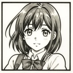 woodcut of Nico Yazawa from love live, highly detailed