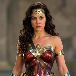 portrait of katie mcgrath as wonder woman in a still of wonder woman 1 9 8 4 ( 2 0 2 0 )