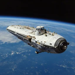 space freighter docking at space port floating orbiting earth, art by anders zorn, wonderful masterpiece by greg rutkowski, beautiful cinematic light, american romanticism thomas lawrence, greg rutkowski
