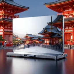 japan, 8 k uhd, unreal engine, reflected chrome, octane render in the artstyle of greg rutkowski