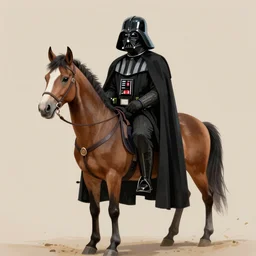 Darth Vader as a centaur