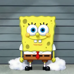 prison mugshot of spongebob squarepants