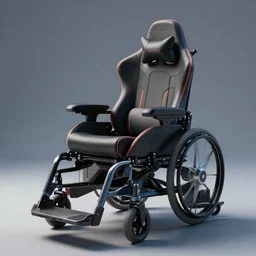 futuristic gaming wheelchair, realistic, 8 k, trending on artstation, octane render, 4 k