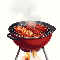 barbeque vector art hyper realistic