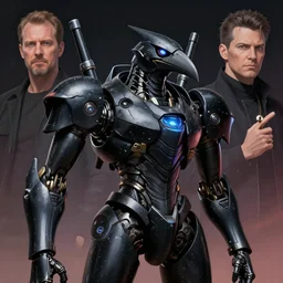 black gunpla droid kenku duelist. anthropomorphic black bird beak. torso. destiny, science fiction, portrait by donato giancola and greg rutkowski and wayne barlow. top all time r / imaginarycyberpunk.