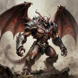 photorealistic drawing of deathwing