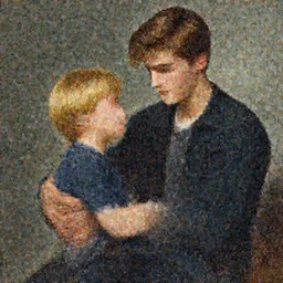 teenage colin farrell playing with his blonde haired son illustration by ruan jia and mandy jurgens and william - adolphe bouguereau, artgerm, 4 k, digital art, surreal, space dandy style, highly detailed, godsend, artstation, digital painting, concept art, smooth, sharp focus, illustration by ruan jia and mandy jurgens and william - adolphe bouguereau