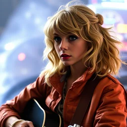 still of taylor swift as marty mcfly in back to the future ( 1 9 8 5 )