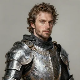 vincent cassel portrait with medieval armor, intricate, elegant, highly detailed, digital painting, artstation, concept art, smooth, sharp focus, illustration, rutkowski, mucha