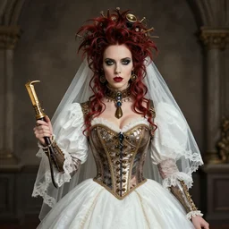 steampunk bride of frankenstein