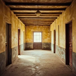 photograph of a nostalgic liminal space. 8k resolution, high saturation