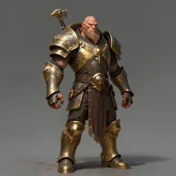 Portrait of a cyclops warforged paladin full body by Greg Rutkowski, masterpiece, trending on ArtStation