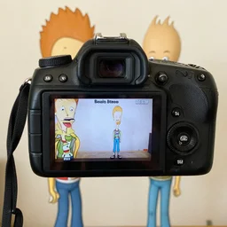 dslr photograph of real life beavis and butthead