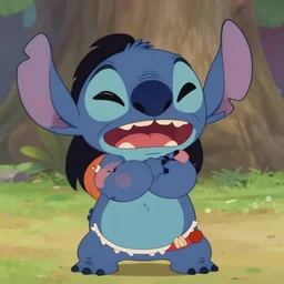 stitch expressively crying from lilo and stitch in a tv commercial from 1 9 9 8 djd alcu afo cusbdc, gopro photolens what's going on weirdcore frat mon vuy sui dop
