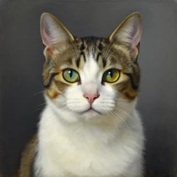 painting of a cat by Zdzisław Beksiński