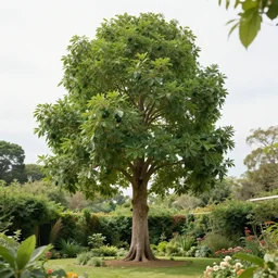 [ emma watson ] as an avacado tree | tall tree | large garden | hyper realistic rendering | canon eos r 3, f / 1. 4, iso 2 0 0, 1 / 1 6 0 s, 8 k, raw, unedited, symmetrical balance, in - frame