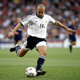 Zidane playing soccer in American Psycho (1999)