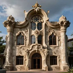 architectural art nouveau sculpture