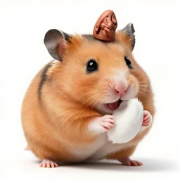 Dwayne Johnson riding a hamster
