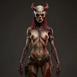 steampunk portrait of zombie devil from doom, au naturel, hyper detailed, digital art, trending in artstation, cinematic lighting, studio quality, smooth render, unreal engine 5 rendered, octane rendered, art style by pixar dreamworks warner bros disney riot red dead redemption far cry doom games and borderlands.