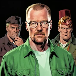 walter white, by greg rutkowski, marc simonetti, wlop