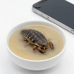 There is a tardigrade in my soup, iphone 12, 35mm macro