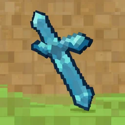 minecraft diamond sword 1 6 x texture pack diffusive emissive trending on artstation