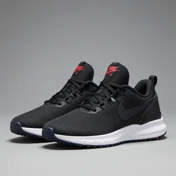 product still of Black Panther signature Nikes, 85mm f1.8
