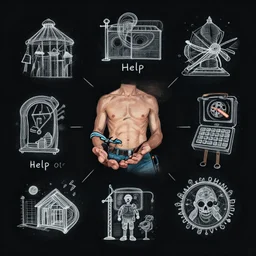 someone please help me, concept illustration