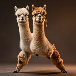 alpaca with dreadlocks, heroic pose, dramatic lighting, volumetric lighting, by Noah Bradley