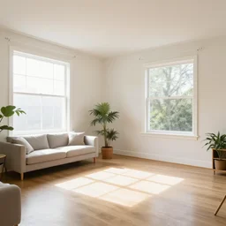 HDRI of a brightly lit room, photography