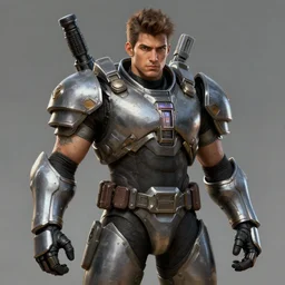 an portrait young man dominican in the assault powered armor, style game square enix, trending on artstation, painted by greg rutkowski, render naughty dog, octane render, detailed