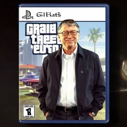 bill gates as a gta v cover