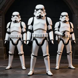 WW1 Star Wars Stormtrooper, Wide shot