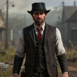 Viktor Yushchenko as The American Psycho in Red Dead Redemption 2