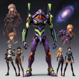 character design digital 3 d cuthulu mecha evangelion galaxie by gaston bussiere, anna nikonova aka newmilky, greg rutkowski, yoji shinkawa, yoshitaka amano, moebius, donato giancola, trending on artstation, featured on pixiv