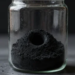 black hole inside a jar