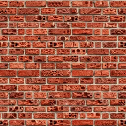 seamless repeating symmetrical pattern of red brick, 8k video game texture, unreal 5 render,